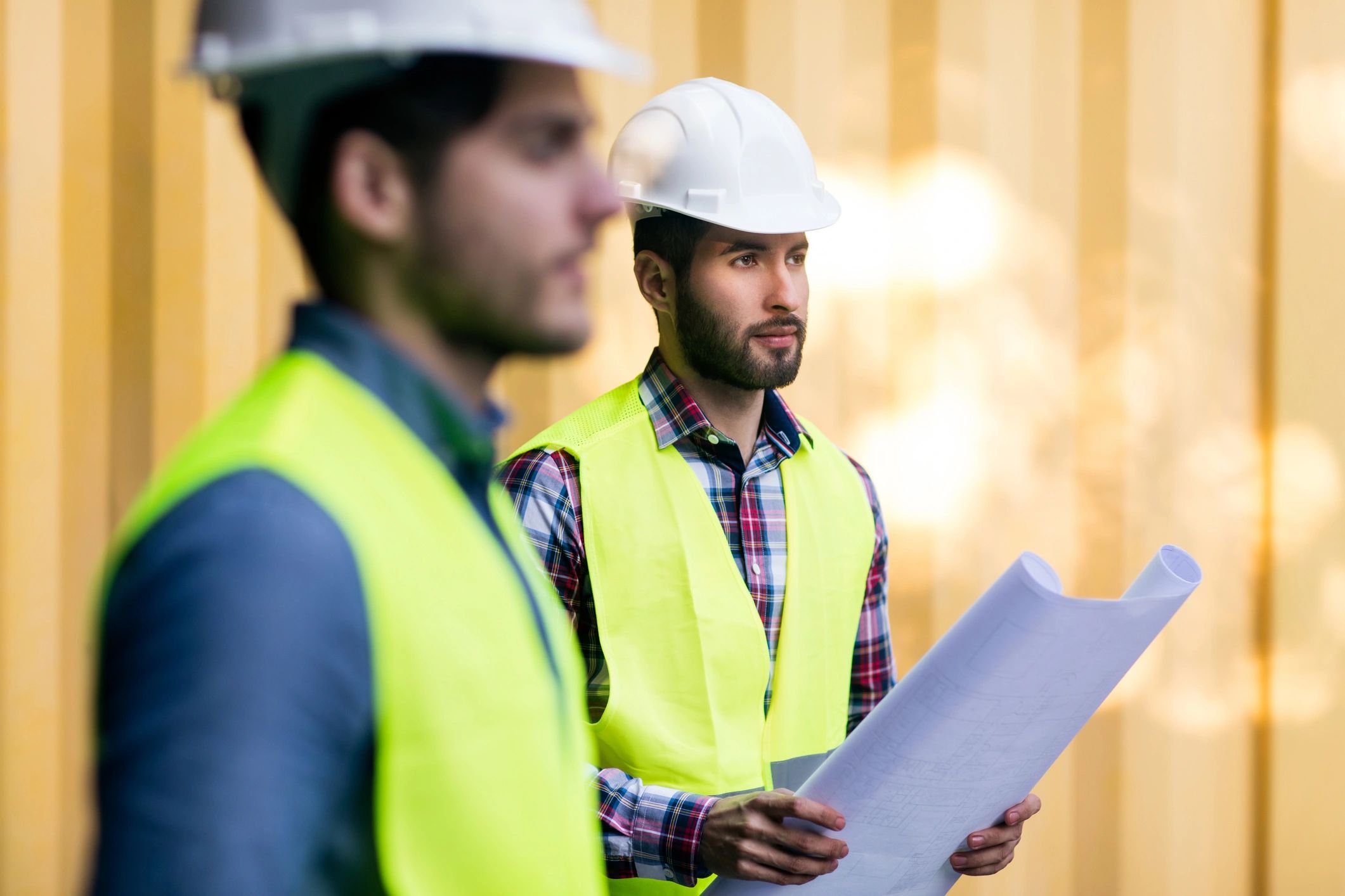 Engineer portrait-style image